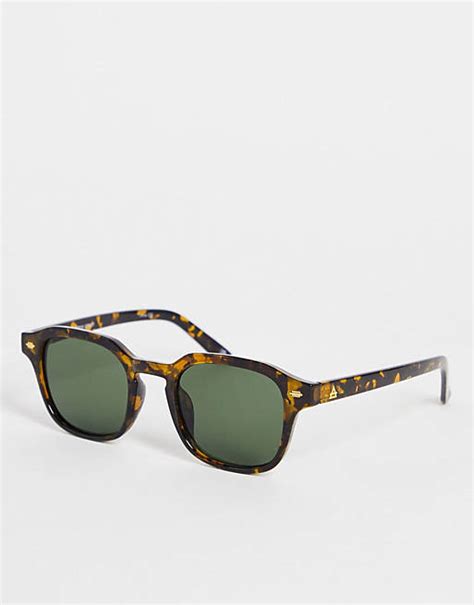 AIRE serpens 70's square sunglasses in tortoiseshell.